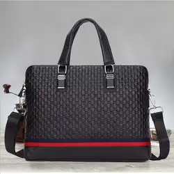 Кожаный портфель Мужская сумка деловая сумка для ноутбука модный темперамент ретро мужской портфель