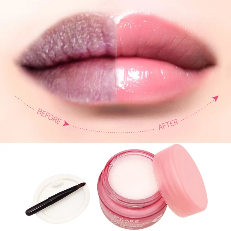 

Strawberry Lip Sleeping Mask Lips Moisturizer Nourish Lip Plumper Enhancer Vitamin Night Cream