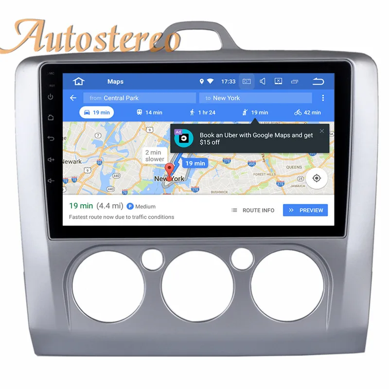 Excellent DSP Android9 4+64 Car GPS navigation For Ford Focus 2004-2011 no DVD player Auto stereo multimedia head unit PAD tape recorder 1