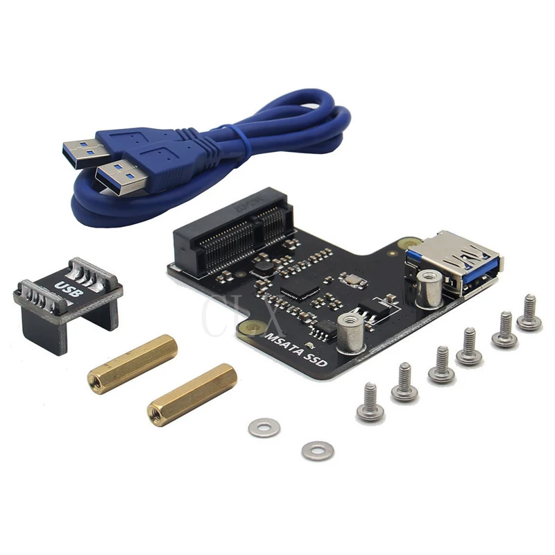 

Raspberry Pi 3 Model B+(Plus) / 3B mSATA SSD Storage Expansion Board X850 USB 3.0 Expansion Board Module for Raspberry Pi