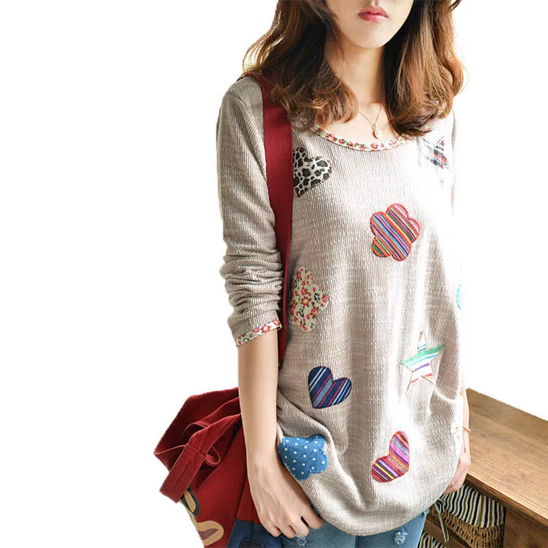 

BONJEAN New Fashion Pregnancy Maternity Linen Clothes Maternity Tops/T-shirt Cartoon Embroidery Shirt Tops For Pregnant Women