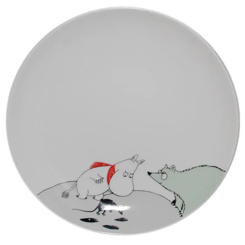 Moomin Prato Para Bolo обеденные тарелки Assiette тарелка для торта Supla Vajillas Ceramica Servis Tabaklari Servis Tabagi тарелки с рисунками