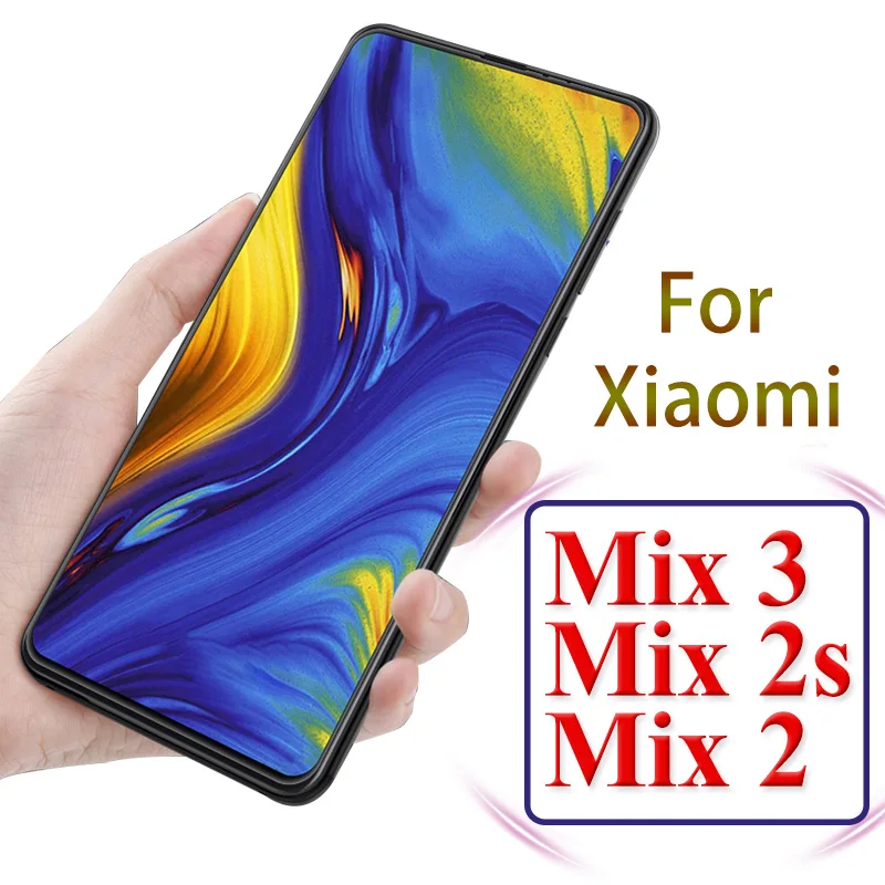 9H закаленное стекло для Xiaomi Mi Mix2 2S mix3 Mix2S mix2 защита экрана полное покрытие 2.5D HD
