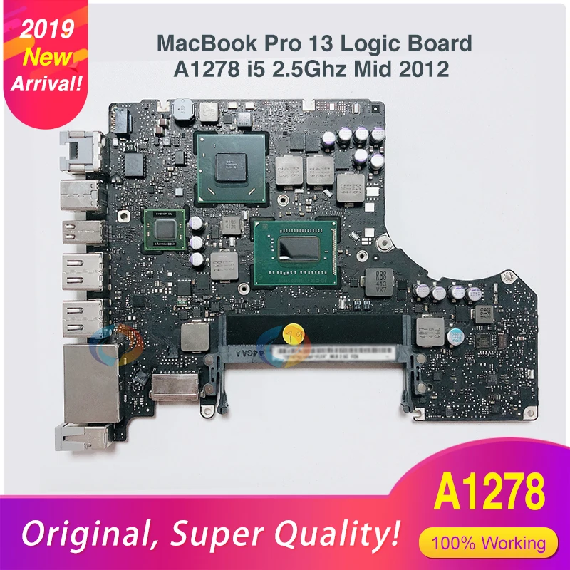 

A1278 Logic Board For MacBook Pro Laptop Motherboard A1278 13' MD101 4G i5 2.5GHZ 820-3115-A Mid 2012 on Sale! Price Chopper!