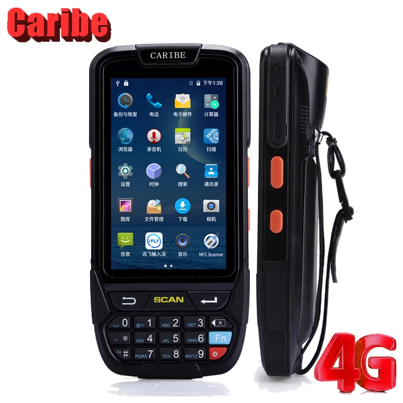 Caribe PL-40L КПК Лидер продаж прочный портативный мобильный беспроводной android Ручной 1d сканер штрих-кода с лучшей ценой