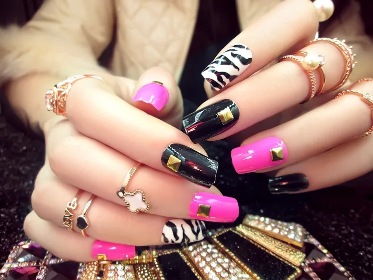 Fashion Hybrid color False Nail classic 