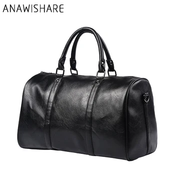 

ANAWISHARE Men Leather Handbags Large Travel Totes Bags Business Handbags Crossbody Shoulder Bags Computer Laptop Bag Ko9