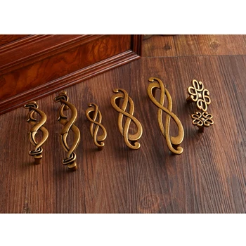 

10PCS French Provincial Knob Furniture Cabinet Cupboard Pull Handle With Screws