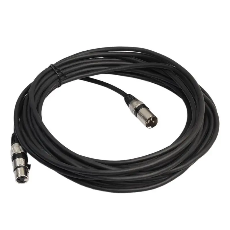 1m/1.8m/3m 3 Pin XLR Male to Female Microphone Extension Cable Audio