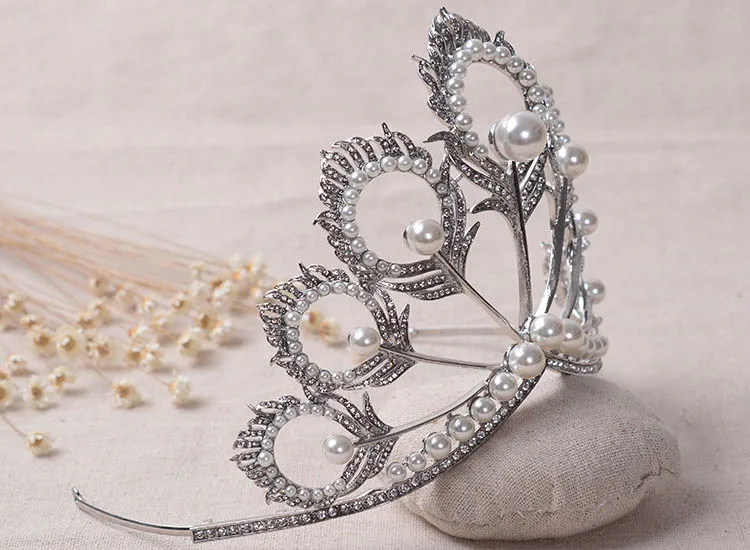 Мисс Вселенная Корона nova princesa Диана coroa де cristal e perola де cabelo Acessórios de casamento e тиара mikimoto Корона