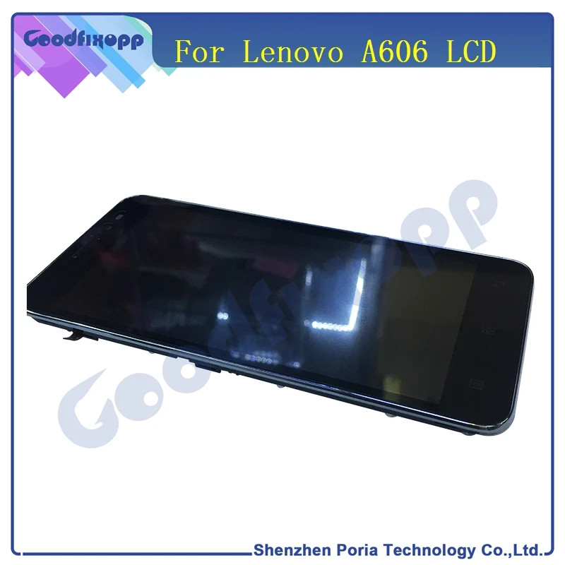 LEN079 Original For Lenovo A606 LCD Display With Touch Screen Digitizer Assembly With Frame Replacement Parts(4)