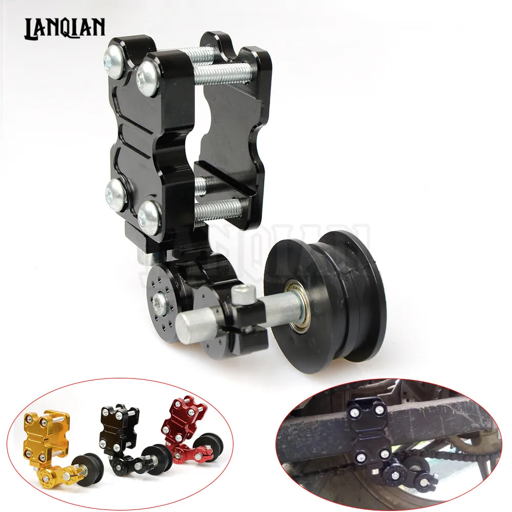 2018 New Adjustable Aluminum Chain Tensioner Bolt On Roller Motorcycle