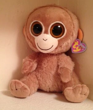 Retired *Tangerine* Ty Beanie Boo Buddy ~9" Monkey~Super Cute! MWMT