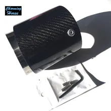 7.5/8.5 СМ Подлинная Углеродного Волокна Глушитель Совет Газа для BMW Mini Cooper F56 F55 R55 R56 R57 R58 R59 R60 R61