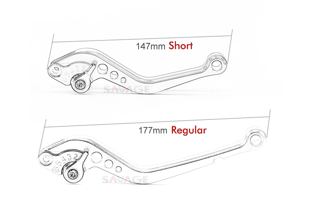 Короткие/длинные тормозные рычаги сцепления для SUZUKI GW250 Inazuma 13-17, SFV650 Gladius 09-15, TL1000S DL650 V-STROM Мотоцикл Регулируемый