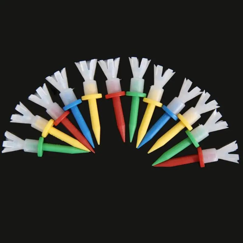 12Pcs/bag Multi Color Plastic Golf Tees 45mm Durable Rubber Cushion Top Golf Tee Golf Accessories 12Pcs/bag Multi Color Plastic Golf Tees 45mm Durable Rubber Cushion Top Golf Tee Golf Accessories