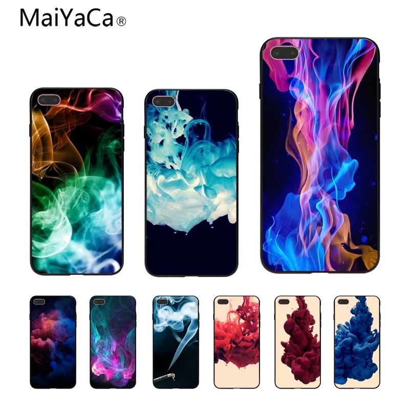 MaiYaCa очаровательный дым DIY Окрашенные красивые аксессуары для телефона чехол Apple