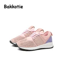 Bakkotie 2017 Mode Enfant Printemps Bébé Garçon Casual Sport Chaussures Loisirs Sneaker kid Marque Creux Fille Formateur Bébé Respirant