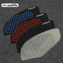 Protetor antiderrapante para yamaha yzfr6 YZF-R6 yzf r6, 2008-2015, 14, 13, 12, 11, 10, adesivo decalque lateral de tração para joelho, gás 3m