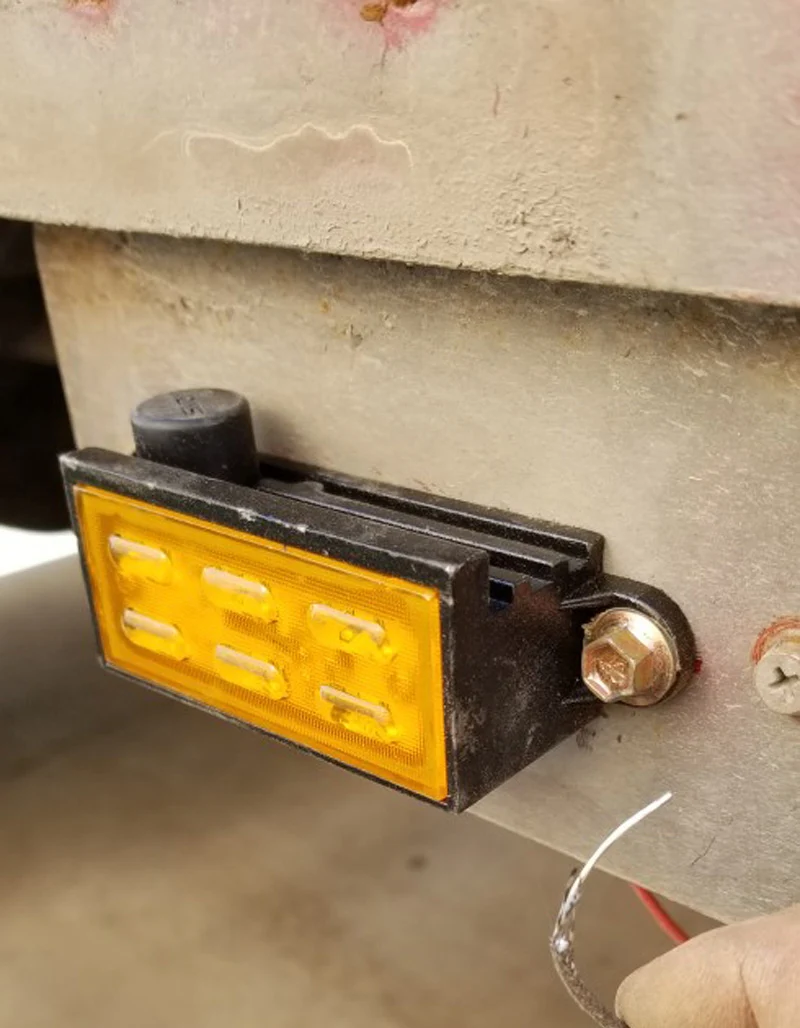 Полный сплав литье 3 светодиода + 6 SMD длинный грузовик прицеп боковой задний