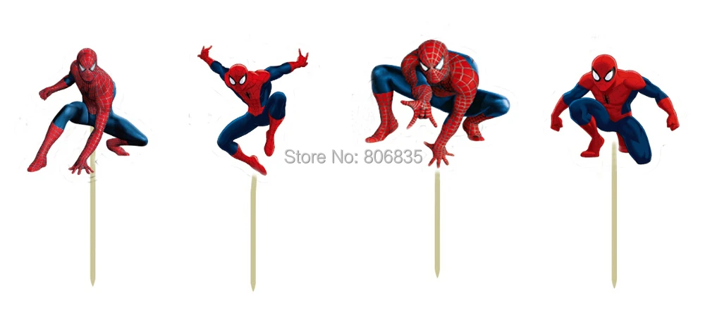 Spiderman Cupcake Toppers Spiderman Cupcake Toppers