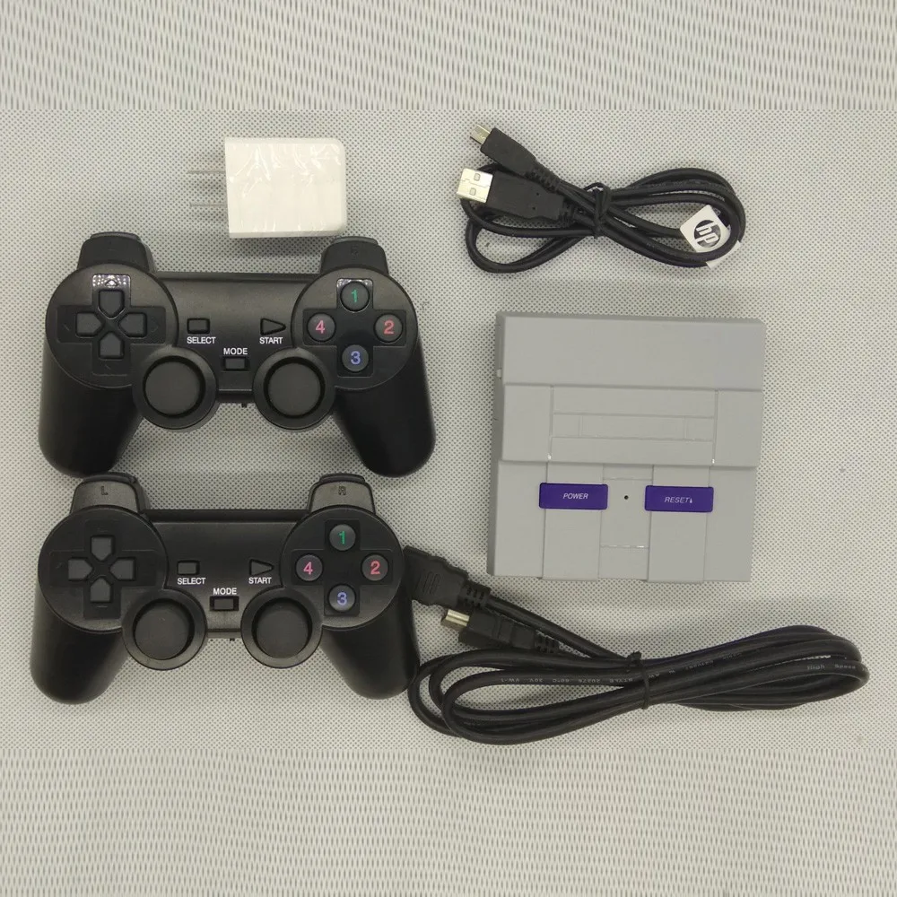 

HAOBA NOUVEAU Ultra HD TV Video 4 K Jeu consola Integre 5000 Jeux GBA/SFC/MD/ NES/PS1 formato HD Out poner la consola