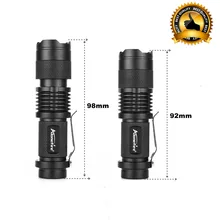 США ЕС Горячая SK68 Мини CREE XPE Q5 СВЕТОДИОДНЫЙ Фонарик Масштабируемые CREE светодиодные фонари Ночь Кемпинг лампы Освещения Для АА или 14500 батареи