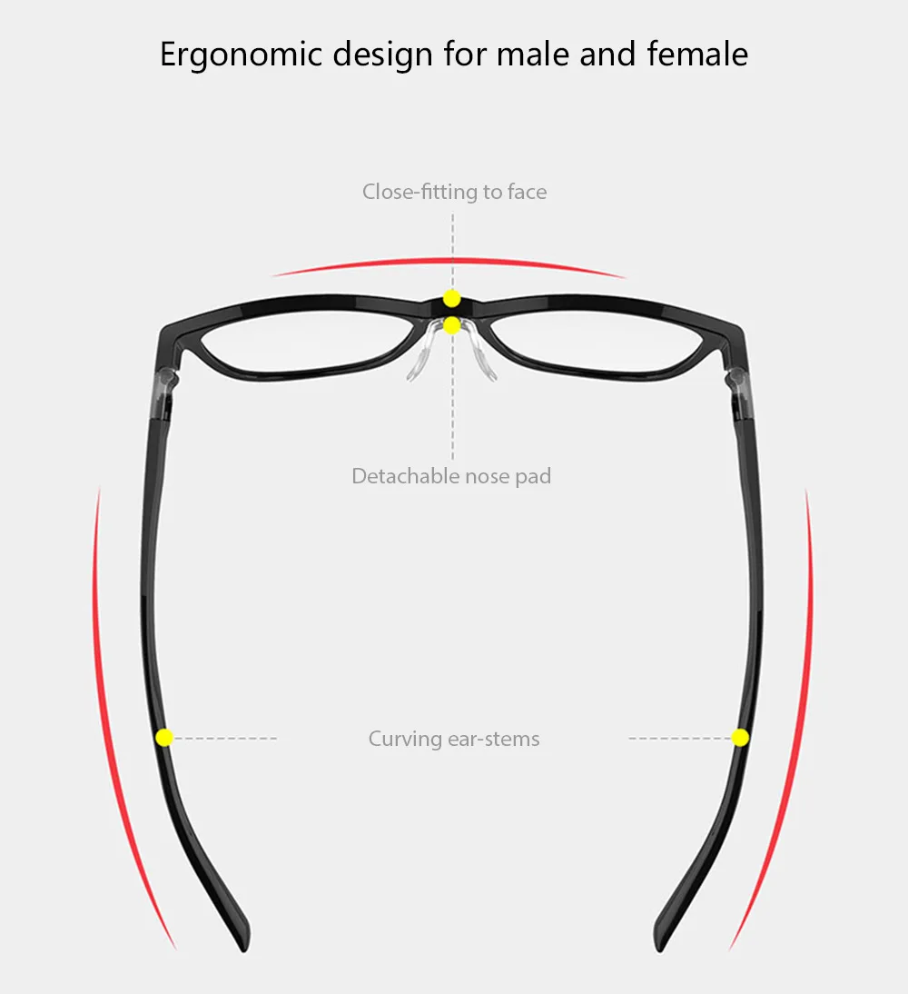 MI Mijia ROIDMI B1/W1 съемные защитные очки против синих лучей, защита для глаз для мужчин и женщин, игровой телефон/компьютер