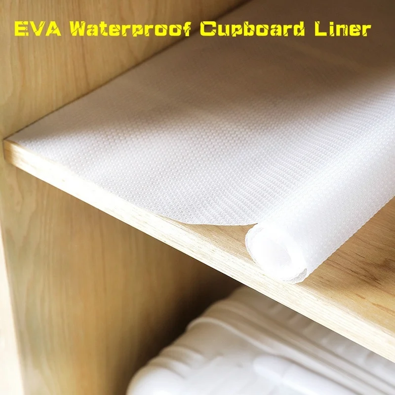 Прозрачный EVA водонепроницаемый шкаф, полка, вкладыш для ящика, нескользящая Крышка для стола, коврик, не клейкий, для кухни, для дома, для организации использования