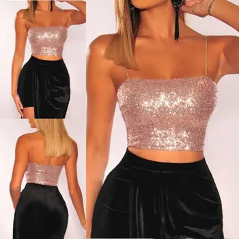 Summer Sexy Camis Women Crop Top Sleeveless Shirt Sexy Slim Lady Bralette Tops Strap Skinny Vest Camisole