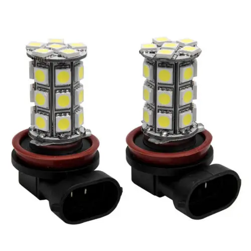 2X H8/H11 27 SMD 5050 Светодиодный светильник комплект яркий белый туман s головной лампы