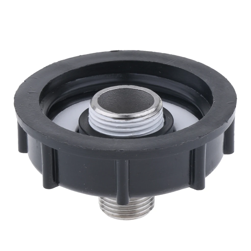 1000L IBC Water Tote Tank Adapter Hose Cap For 60mm Thick Thread Outlet Coarse Thread 4 Extra Thread