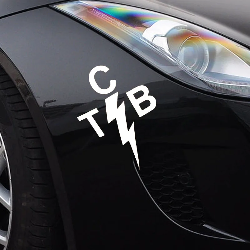 

Personalized Military Logo Lightning Word Art Elvis TCB Taking Care Car Sticker Motorcycles Laptop Styling Vinyl Decal 8 Colors