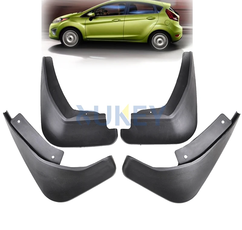 Для Ford Fiesta Mk7 2009- литые Брызговики Передние Задние 2010 2011 2012 2013