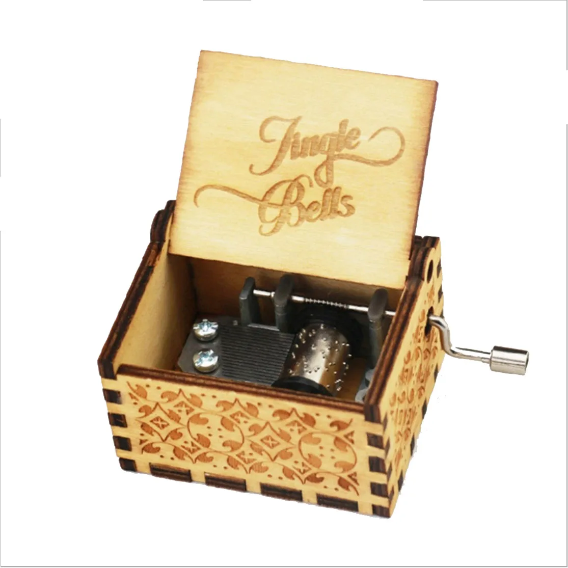 

Castle In The Sky Wooden Hand Cranked Music Box Harri Potter Music Box Christmas Gift Birthday Gift