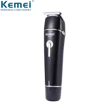 Kemei KM-1016 перезаряжаемая машинка для стрижки волос Электрический триммер для волос для мужчин Быстрая зарядка бритва моющаяся возвратно-поступательная электрическая бритва
