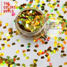 TCA200 лазерный золотой цвет KT Cat Форма 5 мм размер блестки, зеркальный блеск для ногтей, Татто, художественное украшение и другие