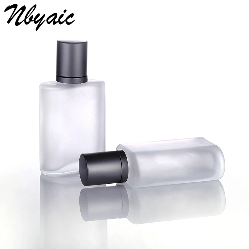 Nbyaic1Pcs30ml50ml100ml матовая пустая стеклянная бутылка достаточно распыляемая Бутылка для путешествий с запахом переносные многоразовые флаконы для духов