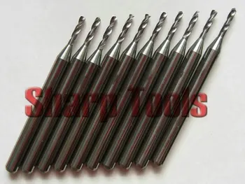 

Precision 10pcs 3.175*1.35*6MM Drill Kits, CNC Router Bits, PCB Drill Bits, Mini Drill Bit Needle on Circuit Board, Carbon Fiber