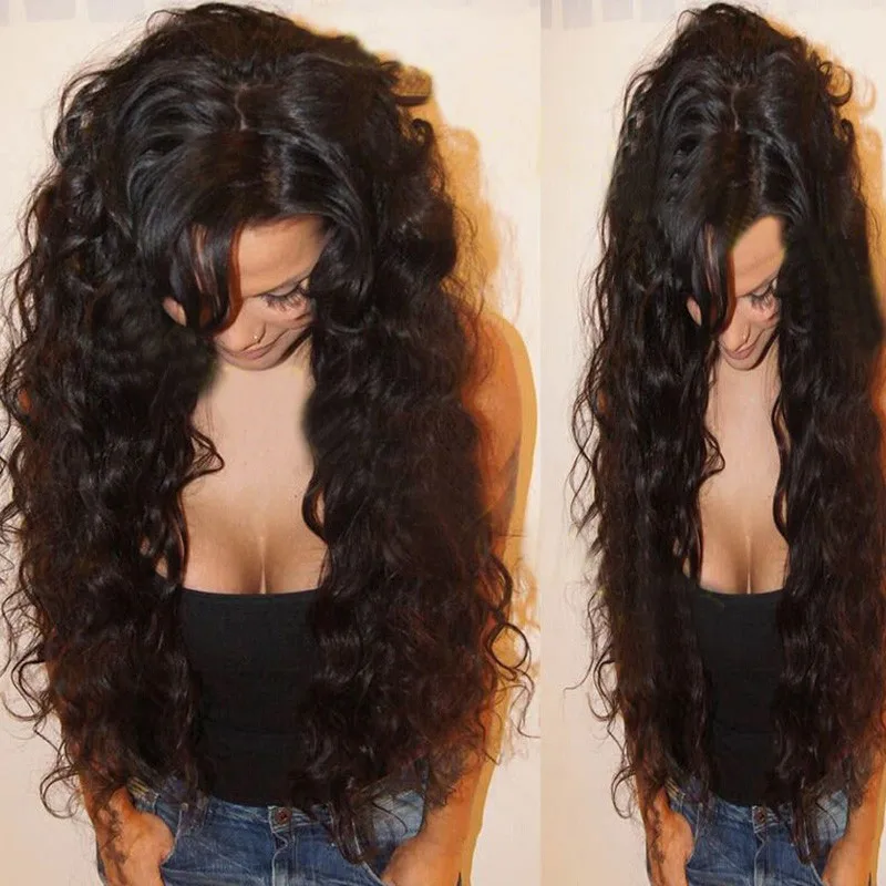 

Best Quality U Part Wig Upart Wigs Lace Front Wig Glueless Brazilian Virgin Human Hair with Baby Hair Bleached Knots Free Ship