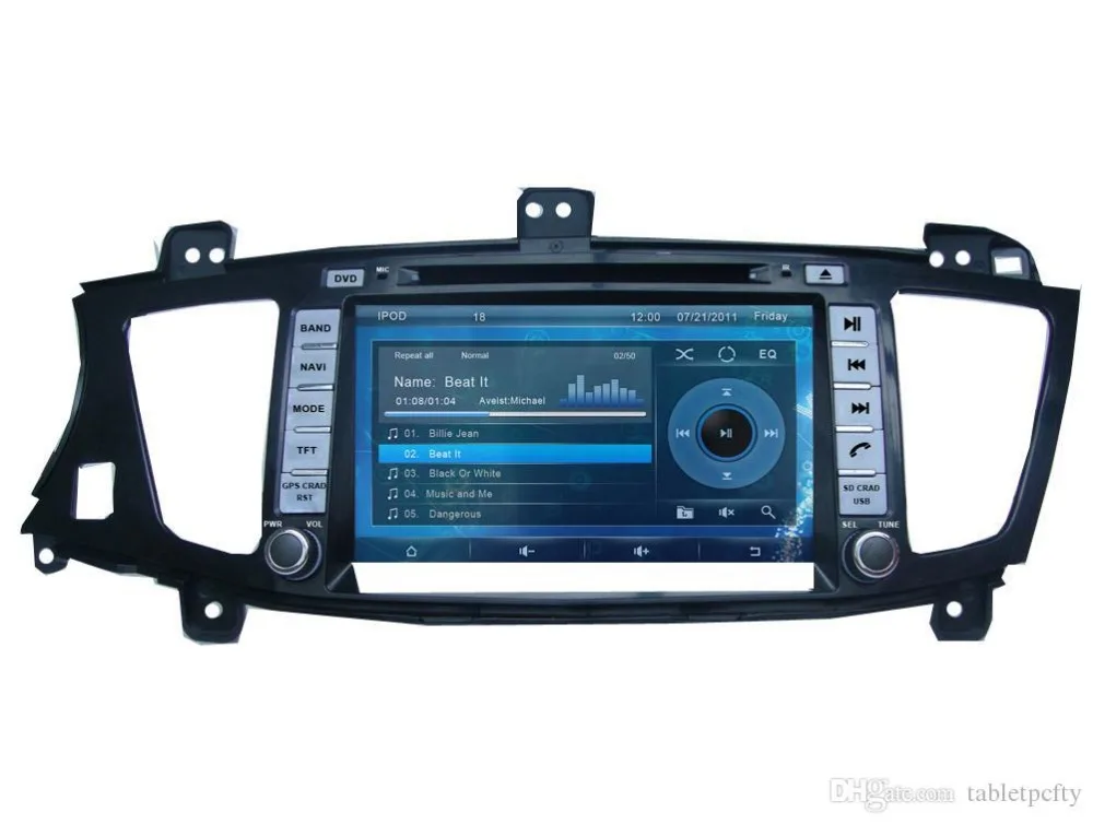 8 &quotавтомобильный DVD плеер с GPS (opt) аудио Радио стерео BT/TV Canbus Автомобильный