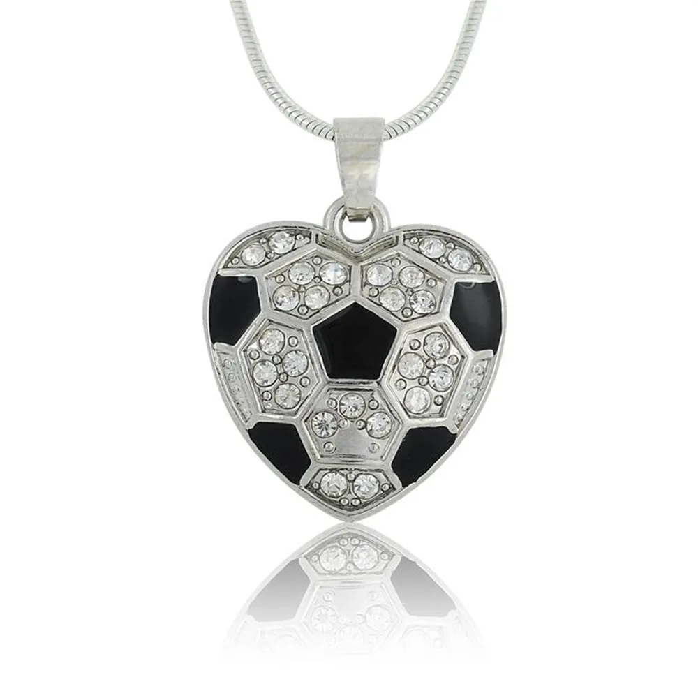 Dawapara Хрустальная подвеска для футбола мужские ювелирные изделия колье|jewelry
