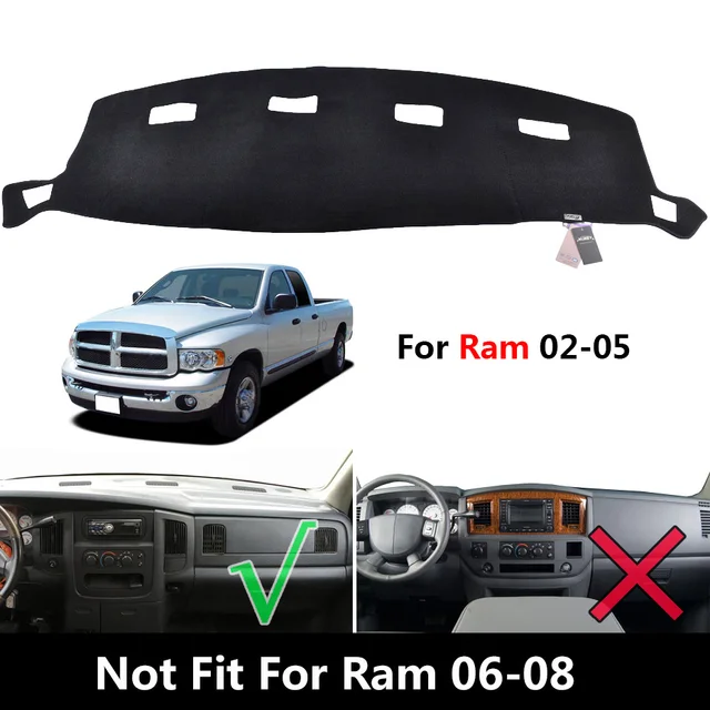 Armaturenbrett Abdeckung Dashmat Dash Matte Sonne Schatten Dash Board  Abdeckung Teppich Für Dodge Ram 1500 2500 3500 1998 1999 2000 2001 -  AliExpress