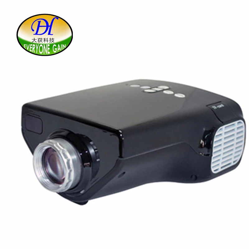 

Everyone Gain 50 Lumens Pico Portable Children Early Education Projector with VGA USB HDMI AV TV TF card Video Projector mini20