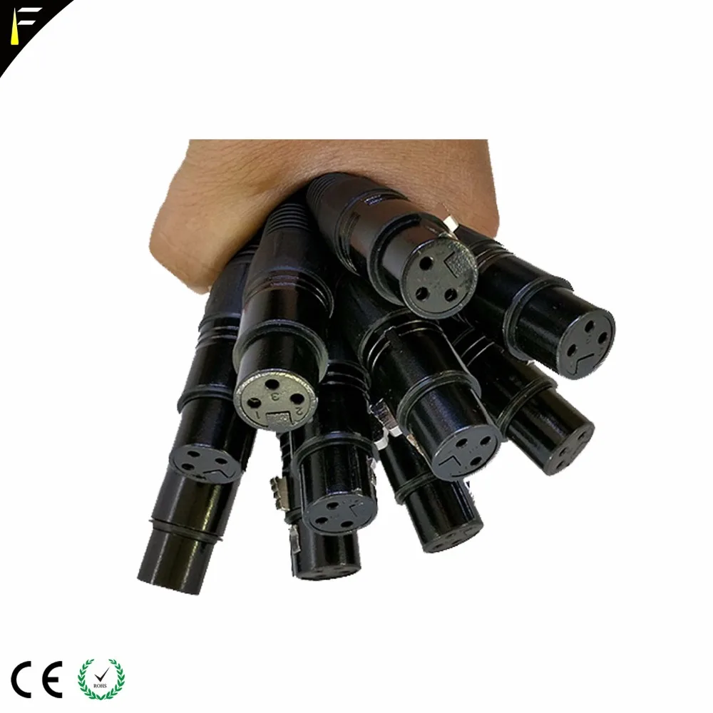 

Кабель для дискотесветильник 8xLOT DMX 512 3pin 3XLR, Соединительный шнур, кабели для передачи сигнала сцены, бесплатная доставка