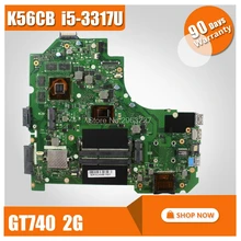 K56CB Motherboard I5 3317U GT740 2G REV2 0 For ASUS K56CM A56C S550C S56C Laptop motherboard
