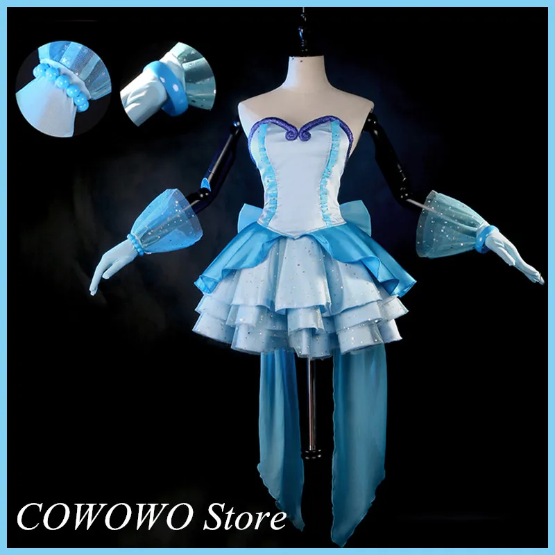 

Anime! Mermaid Melody Pichi Pichi Pitch Hanon Hosho Gorgeous Uniform Cosplay Costume Party Lolita Dress Free Shipping