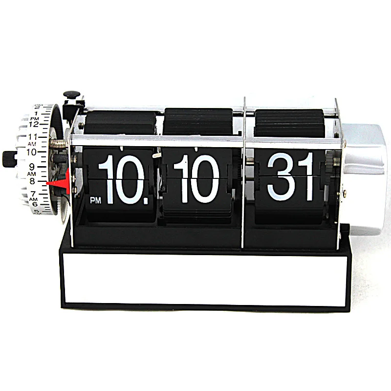 Digital Flip Clock Vintage Decorative Bedroom Retro Flip Down Clock with Seconds Auto Page Table Clocks Student Desk Watch Digital Flip Clock Vintage Decorative Bedroom Retro Flip Down Clock with Seconds Auto Page Table Clocks Student Desk Watch