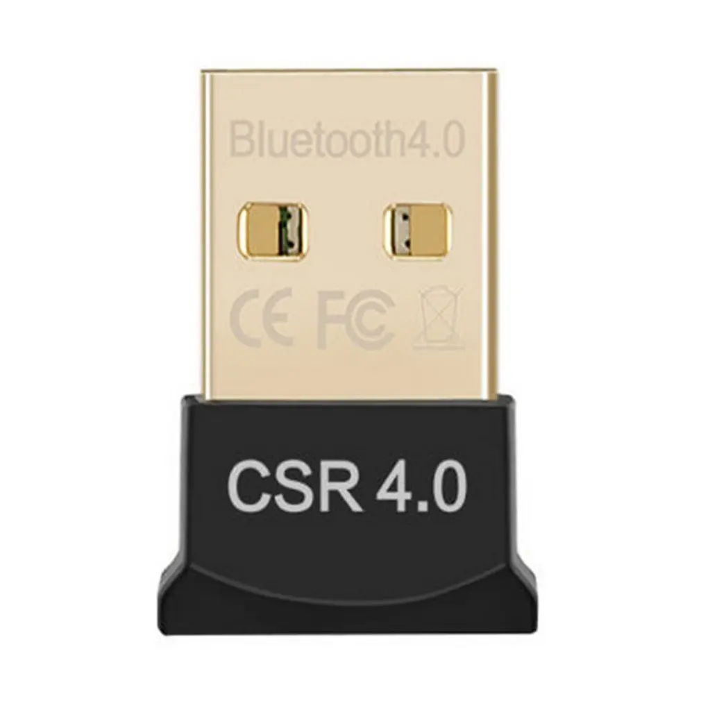 

USB 2.0 CSR 4.0 Dongle Adapter Drive-free Plug and Play Portable Wireless HD Stereo Audio Receiver for PC Laptop