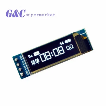 

For Arduino 0.91 128x32 OLED LCD Display Module White PIC SSD1306 IIC I2C